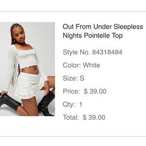 Out From Under Sleepless Nights Pointelle Top